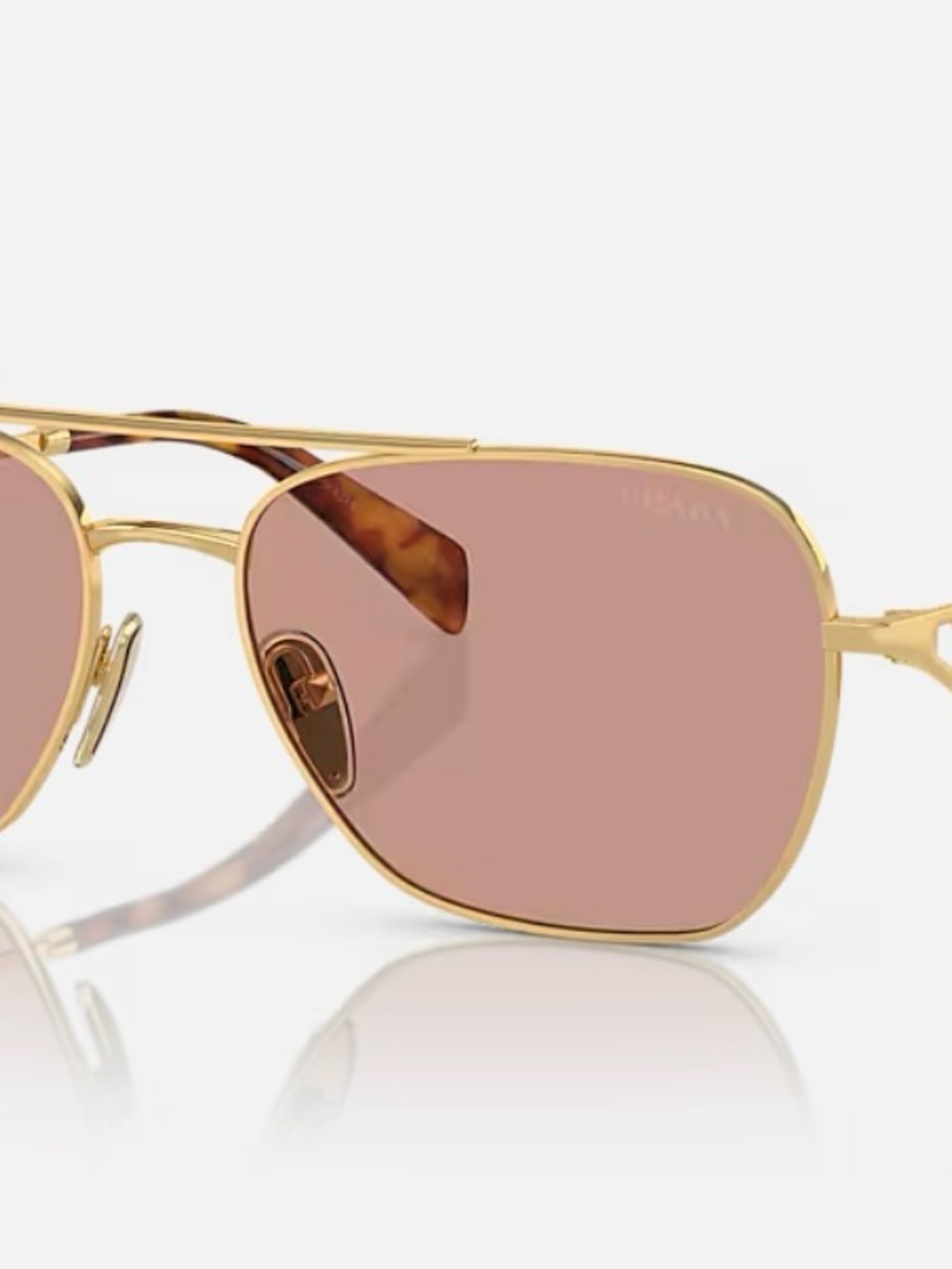 Prada Sunglasses with Rose-Brown Lenses - Picture 5 of 5